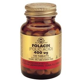 Solgar Folacin (Folna kiselina) 400 mcg