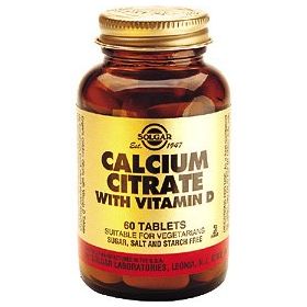 Solgar Kalcij citrat plus vitamin D